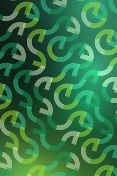 Abstract Green Arrow Pattern Stock Photos