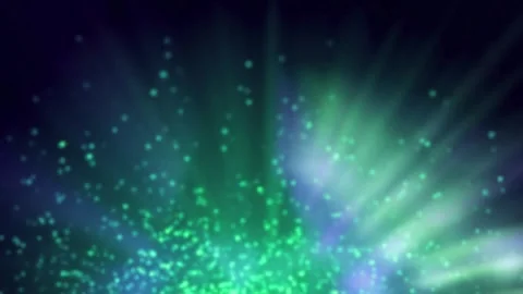 Abstract Green Aurora Borealis Light Motion Background Stock-Footage 336050416