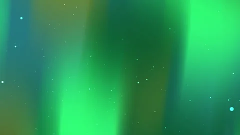 Abstract Green Aurora Motion Background with Particles Vídeos de archivo 335916010