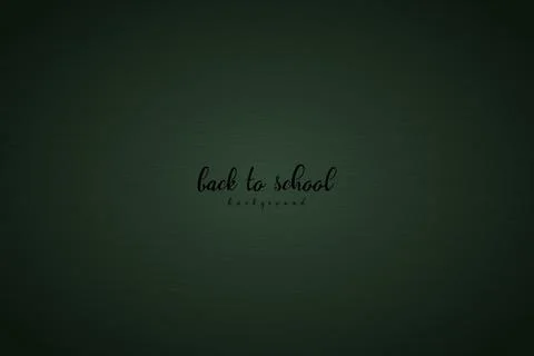 Abstract green back to school board design artwork background. Stock Illustration