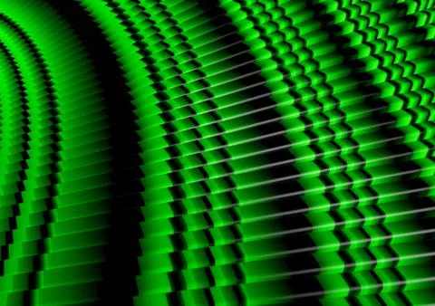 Abstract green background. Abstract 3d rendering Stock Illustration