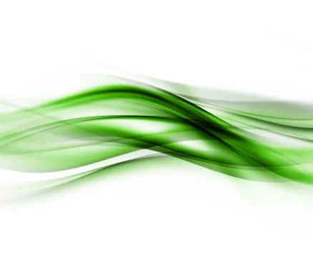 Abstract Green Background. Abstraction Modern Waved Stock Illustration