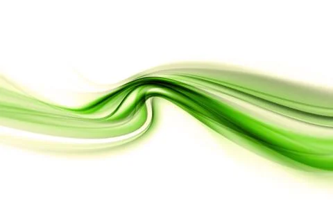 Abstract Green Background. Abstraction Modern Waved Stock Illustration