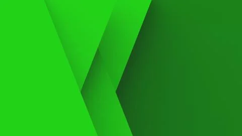 Abstract green background basic geometry overlaps with shadow vector illustra Stock Illustration