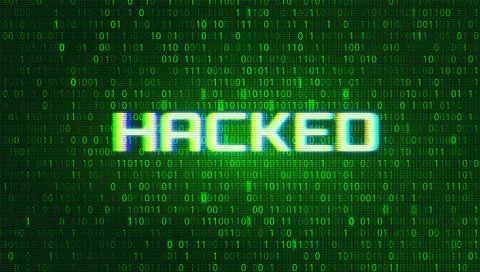 Abstract Green Background with Binary Code Numbers. Data Breach, Malware, Cyb イラスト素材