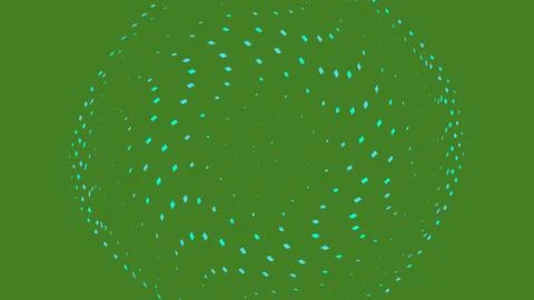 Abstract green background with blue digital dot pattern イラスト素材