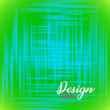 Abstract green background with blue shining lines. Decorative light design Stock Illustration