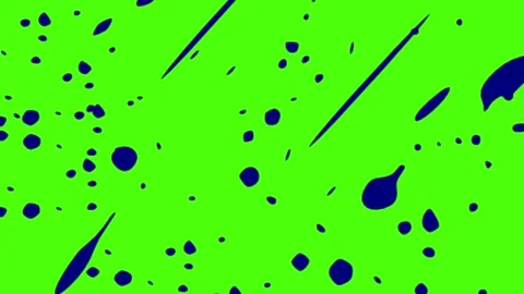 Abstract green background with blue splashes Video stock 341742574