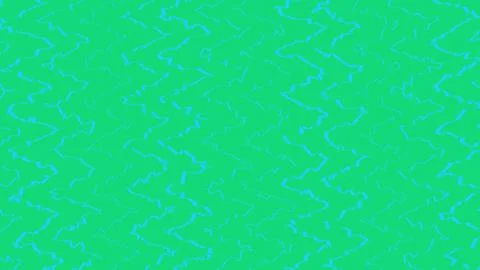 Abstract green background with blue wavy vertical lines Stock Illustration
