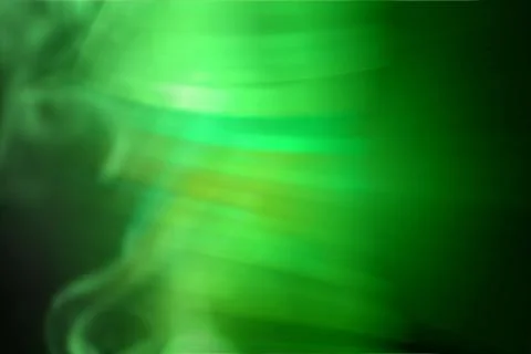 Abstract green background. Blurred background with curved lines blue tint. Stock Illustration