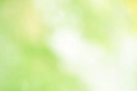 Abstract green background with blurred light, focus blur for template Foto stock