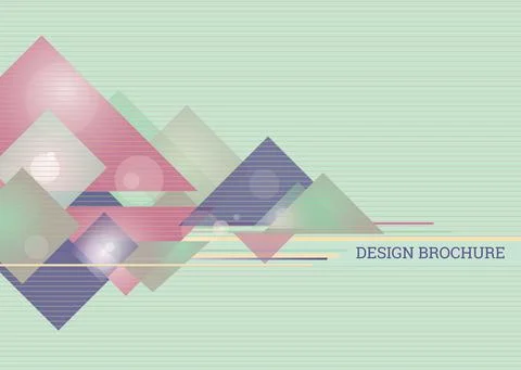 Abstract green background. Bright tech geometric background made of rectangle Stock Illustration