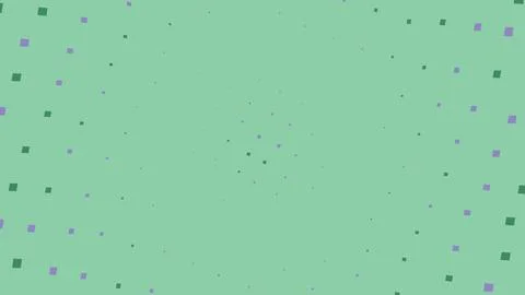 Abstract green background with colorful pixels Ilustração Stock