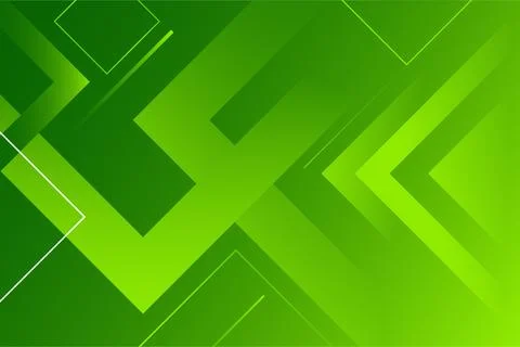 Abstract Green Background with Dynamic Lines Illustrazione stock