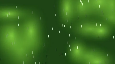 Abstract green background with falling white particles Stock Footage 341806486