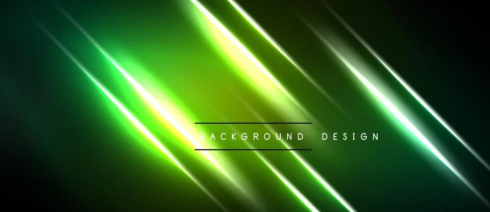 Abstract green background features bright diagonal lines. Gradient effect イラスト素材