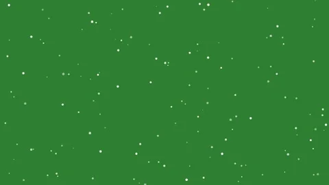 Abstract Green Background with Floating White Particles and Soft Bokeh Light Stock Footage 345427234