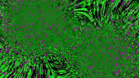 Abstract Green Background With Flowers 動画素材 321584768