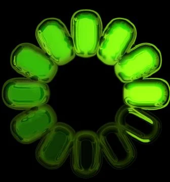 Abstract green background generated in the  computer Stock Illustration