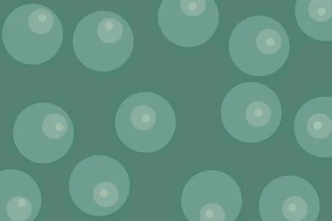 Abstract green background with a geometric circles Stock Illustration