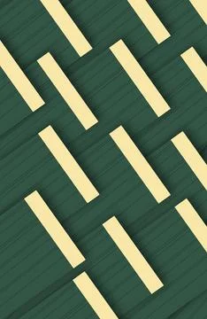 Abstract green background with geometric pattern. 3d rendering - illustration Stock Illustration