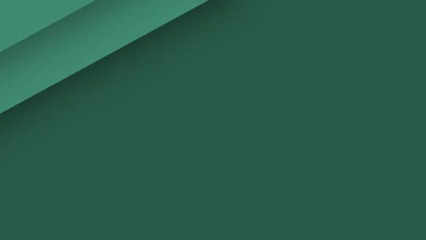 Abstract Green Background with Geometric Shapes and Shadows. Stock Footage 339212974