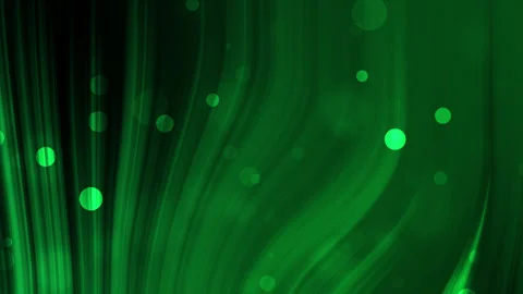 Abstract green background with glowing circles. Stock Footage 313134300