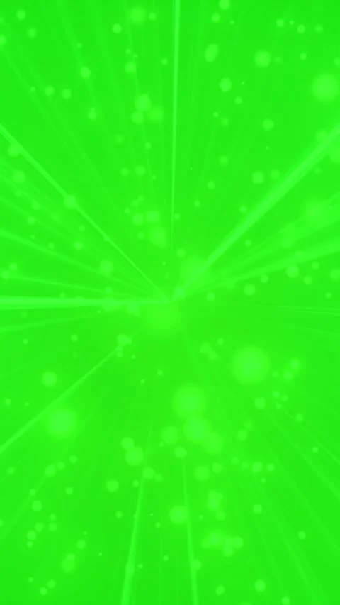 Abstract green background with glowing light rays and particles Stock Footage 339043748