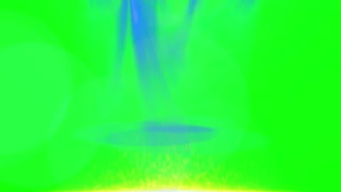Abstract green background with glowing light particles and dynamic motion blur Stock Footage 344927628