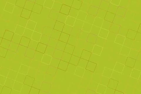 Abstract green background with glowing square outlines Stock Illustration