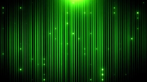 Abstract green background with glowing vertical lines and glitter motion Stock Footage 327523050