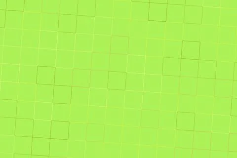 Abstract green background with grid of squares and lines Stock Illustration