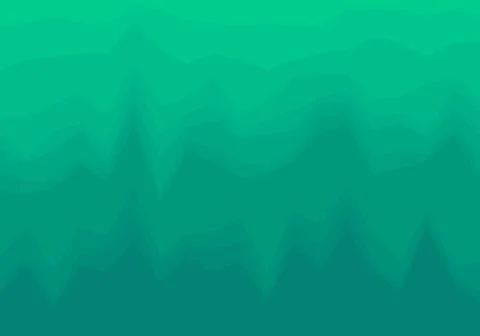 Abstract green background with hypnotic wavy lines pattern. Fresh and natural Stock Illustration