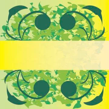 Abstract green background Stock Illustration