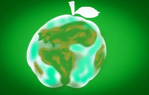 Abstract green background Illustrazione stock