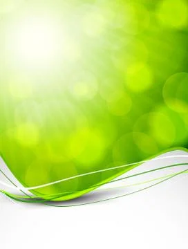Abstract green background Stock Illustration