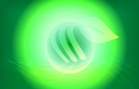 Abstract green background. Stock Illustration