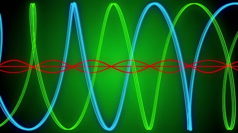 Abstract green background, line Stock Footage 52820949