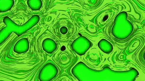 Abstract Green Background With Motion Stock Footage 325775684