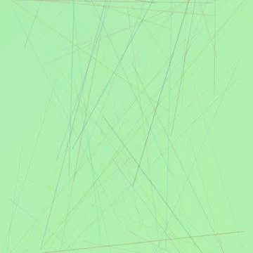 Abstract green background with a network of thin, chaotic intersecting line.. Stock Illustration