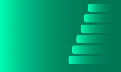 Abstract green background with object shape Illustrazione stock