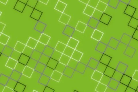 Abstract green background with overlapping square shapes 스톡 일러스트