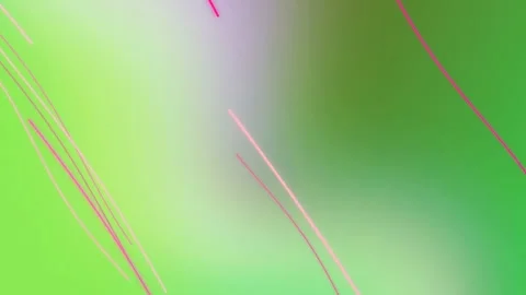 Abstract Green Background with Pink Lines. Stock Footage 329927385