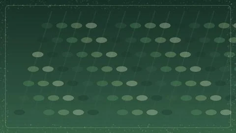 Abstract green background with repeating oval pattern and subtle frame for .. Stock Illustration