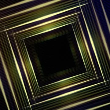 Abstract green background with shining multicolored squares Stock Illustration