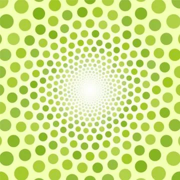 Abstract green background of small circles Illustrazione stock