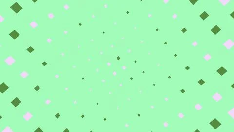 Abstract green background with small diamond shapes Stock Illustration