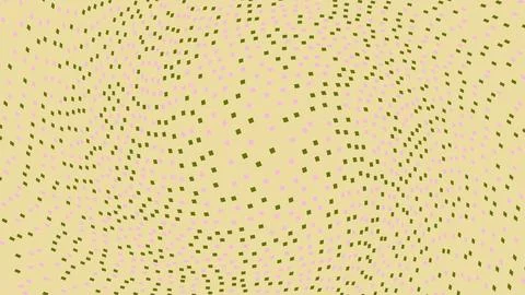 Abstract green background with small pixel squares pattern Stock Illustration
