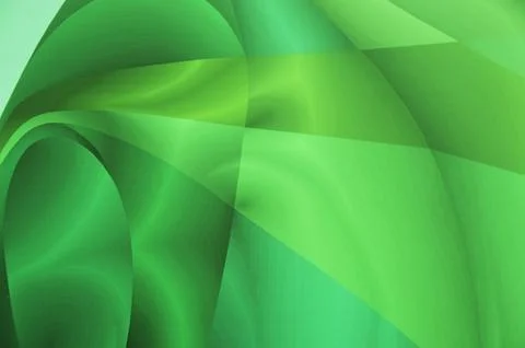 Abstract green background with smooth lines and highlights for inserting text Stock Photos