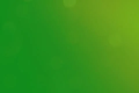 Abstract green background with soft gradient and subtle glowing bokeh lights 스톡 사진